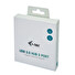 i-tec USB 3.0 Metal 3 port HUB Gigabit Ethernet 1x USB 3.0 na RJ-45 3x USB 3.0