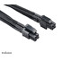 AKASA Kabel Flexa P8 prodloužení k 8pin ATX PSU, 40cm