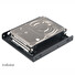AKASA Montážní kit pro 2,5" HDD do 3,5" pozice, 2x 2,5" HDD/SSD, černý