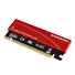 AXAGON PCEM2-S, PCIe x16 - M.2 NVMe M-key slot adaptér, pasivní chladič