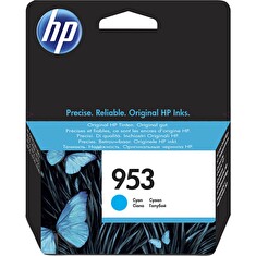 HP 953 azurová inkoustová kazeta, F6U12AE