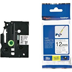 BROTHER kazeta šírky 12mm s flexibilní páskou TZE-FX231 - bílá, černý potisk