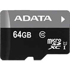ADATA MicroSDXC karta 64GB Premier UHS-I Class 10 + SD adaptér