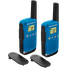 Motorola vysílačka TLKR T42 (2 ks, dosah až 4 km), modrá