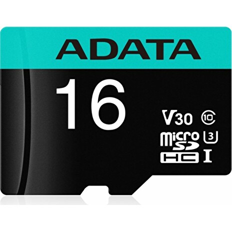 ADATA MicroSDHC 16GB U3 V30S 95MB/s + adapter