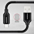 AXAGON BUCM-AM10SB, SPRING kabel USB-C <-> USB-A, 1m, 3A, oplet, černý