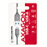 AXAGON BUCM3-AM05G, SPEED kabel USB-C <-> USB-A 3.2 Gen 1, 0.5m, 3A, oplet, šedý