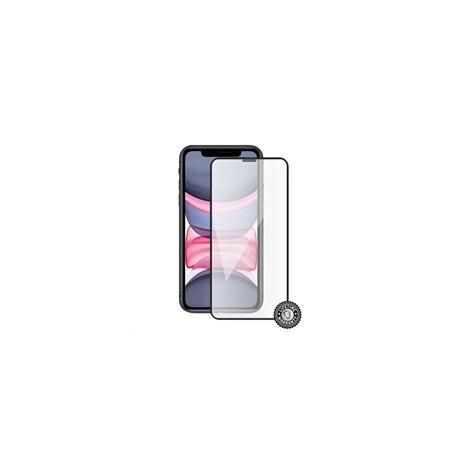 Screenshield ochrana displeje Tempered Glass pro APPLE iPhone 11, (full cover), černá