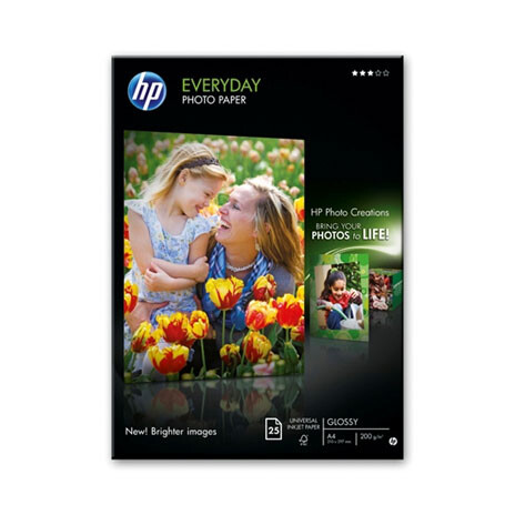 HP Q5451A Lesklý fotografický papír Everyday – 25 listů/A4/210 mm x 297 mm , 200gr