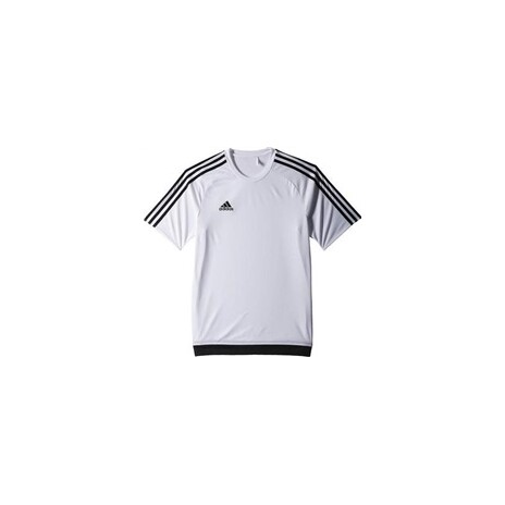 Adidas tričko S16146 ESTRO 15 JSY WHITE/BLACK 116