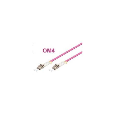 Duplexní kabel 50/125, OM4, LC-LC, 1m