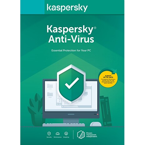Kaspersky Anti-Virus 1-Desktop 1 rok Nová ESD