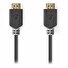 NEDIS Premium High Speed HDMI 2.0b kabel s ethernetem/ konektory HDMI - HDMI/ 4K@60Hz/ antracitový/ 2m