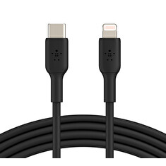 Belkin USB-C kabel s lightning konektorem, 1m, černý