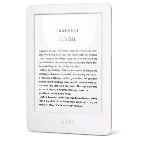 E-book AMAZON KINDLE TOUCH 2020, 6", 8GB E-ink podsvícený displej, WIFi, bílý, SPONZOROVANÁ VERZE