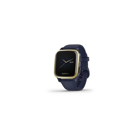Garmin GPS sportovní hodinky Venu Sq Music, LightGold/Blue Band