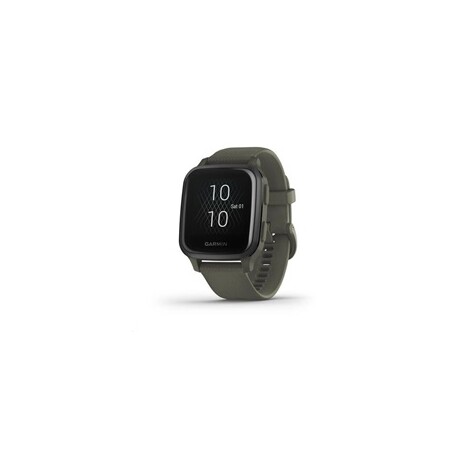 Garmin GPS sportovní hodinky Venu Sq Music, Slate/Green Band