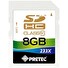PRETEC Secure Digital SDHC 233x class 10 ( 31MB/s, 11MB/s) - 8GB