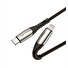 Baseus Horizontal nabíjecí / datový kabel USB-C / Lightning PD 18W 1m, černá