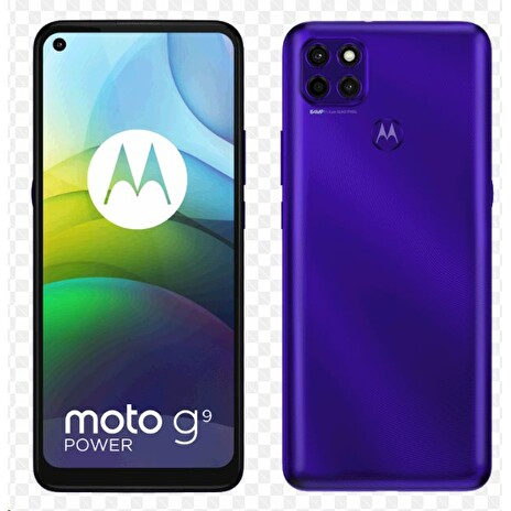 Motorola Moto G9 Power 4+128GB gsm tel. Electric Violet