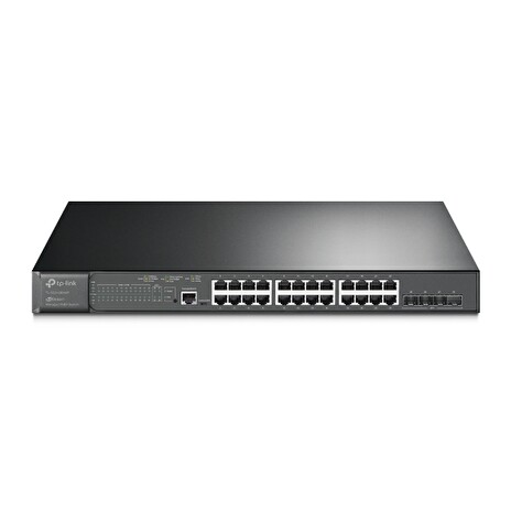 TP-Link TL-SG3428XMP - JetStream 24-Port Gigabit and 4-Port 10GE SFP+ L2+ Managed Switch with 24-Port PoE+ 384W OMADA SDN