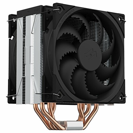 SilentiumPC chladič CPU Fera 5 Dual Fan ultratichý/ 120mm fan/ 4 heatpipes/ PWM/ pro Intel (i LGA 1700), AMD