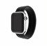 Řemínek FIXED Nylon Strap elastický nylonový pro Apple Watch 42/44mm, velikost S, černý
