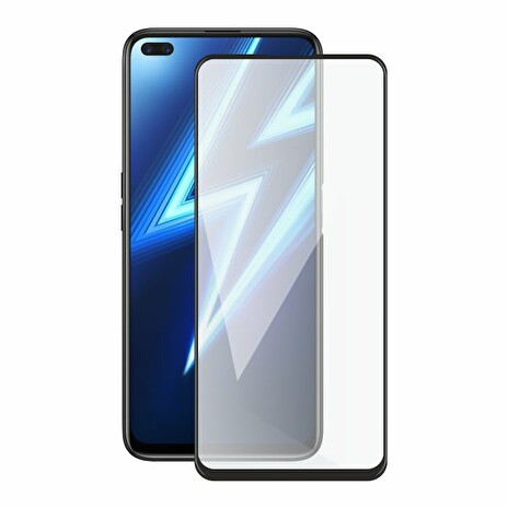 Screenshield REALME 6 Pro (full COVER black) Tempered Glass Protection