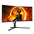AOC MT VA LCD WLED 34" CU34G3S/BK - VA panel, 165Hz, 3440x1440, 2xHDMI, 2xDP, USB 3.2, repro, nast vyska, zakriven