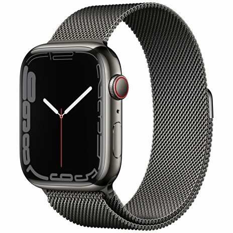 Apple Watch Series 7 Cell, 45mm Graph./Steel/Graph. Mil.Loop