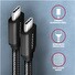 AXAGON BUCM3-CM15AB, SPEED kabel USB-C <-> USB-C, 1.5m, USB 3.2 Gen 1, PD 60W 3A, ALU, oplet, černý