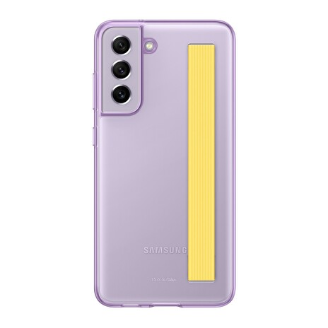 Samsung Poloprůhledný zadní kryt s poutkem S21 FE Lavender