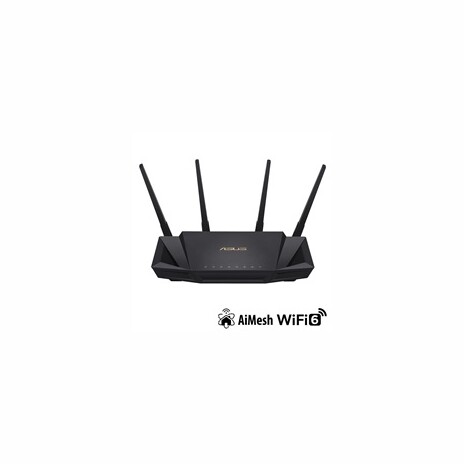 ASUS RT-AX58U v2 Wireless AX3000 Wifi 6 Router, 4x gigabit RJ45, 1x USB3.1