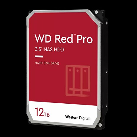 WD HDD Desktop Red Pro (3.5'', 12TB, 256MB, 7200 RPM, SATA 6 Gb/s)