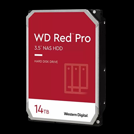 WD HDD Desktop Red Pro (3.5'', 16TB, 512MB, 7200 RPM, SATA 6 Gb/s)