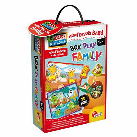 Hračka Liscianigioch Montessori Baby Box Play Family - Vkládačka mláďátka