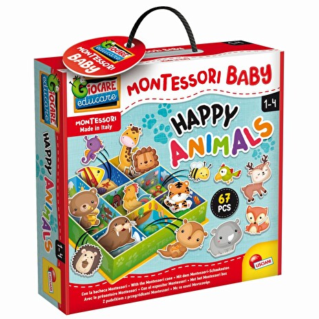 Hračka Liscianigioch Montessori Baby Krabička - Zvířátka