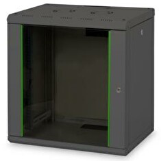 Digitus 12U nástěnná skříň, Unique Series 643x600x450 mm, barva černá (RAL 9005)