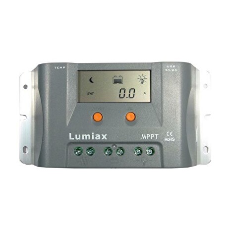 Solární regulátor MPPT Lumiax MT1550EULi, 12V/15A pro lithiové baterie