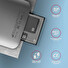 AXAGON CRE-S3C, USB-C 3.2 Gen 1 - SUPERSPEED čtečka karet 3-slot & lun SD/microSD/CF, podpora UHS-II