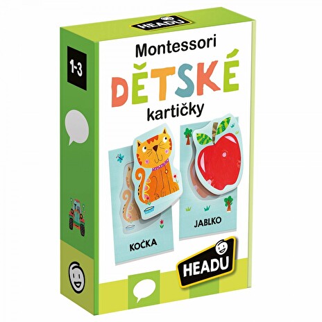Hračka Headu Montessori Dětské kartičky