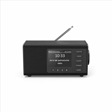 Rádio Hama digitální DR1000, FM/DAB/DAB+, černé