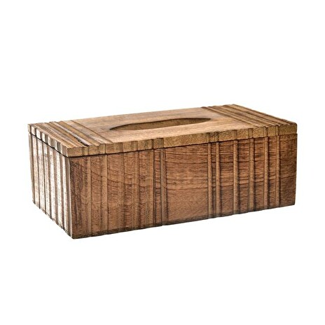 Box na papírové kapesníky z mangového dřeva INDECOR 27x14,5x9,5cm
