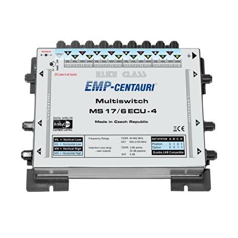 Satelitní multipřepínač EMP Centauri MS17/6ECU-4