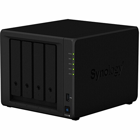 Synology DiskStation DS923+, 4-bay NAS, CPU DC AMD Ryzen R1600 64bit, RAM 4GB, 3x USB 3.0, 1x eSATA, 2x GLAN