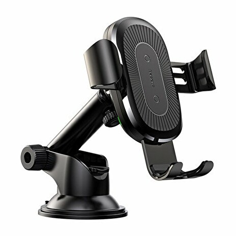 Baseus WXYL-A01 Gravity Car Mount with Wireless Charging Black