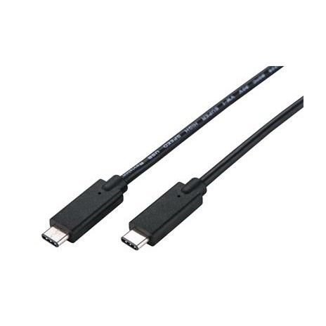 Kabel C-TECH USB 3.2, Type-C (CM/CM), PD 100W, 20Gbps, 1m, černý