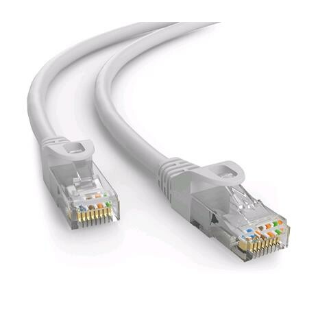 Kabel C-TECH patchcord Cat6e, UTP, šedý, 5m