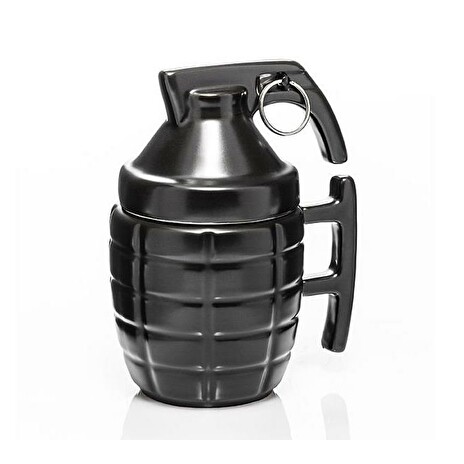 Hrnek GADGET MASTER Grenade Mug with PIN Black