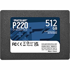 SSD disk Patriot P220 2,5" 128GB, SATA III